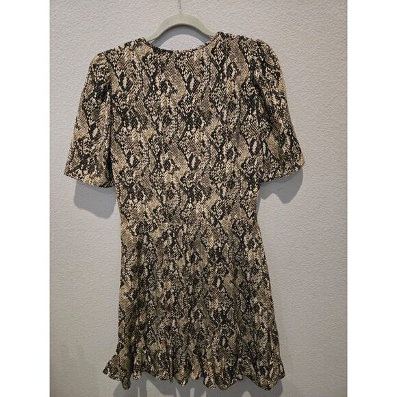 Veronica Beard Women's Snake Print Silk Mini Dress Size 8 Office Party - Picture 9 of 9
